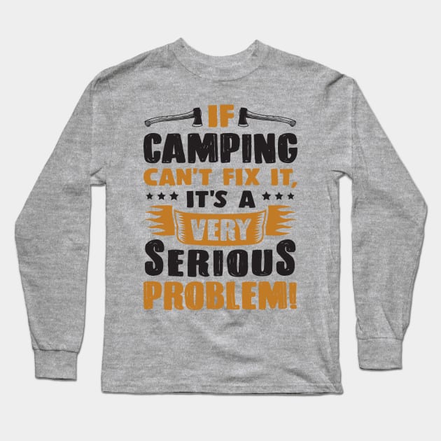 Sport Camping Long Sleeve T-Shirt by Usea Studio